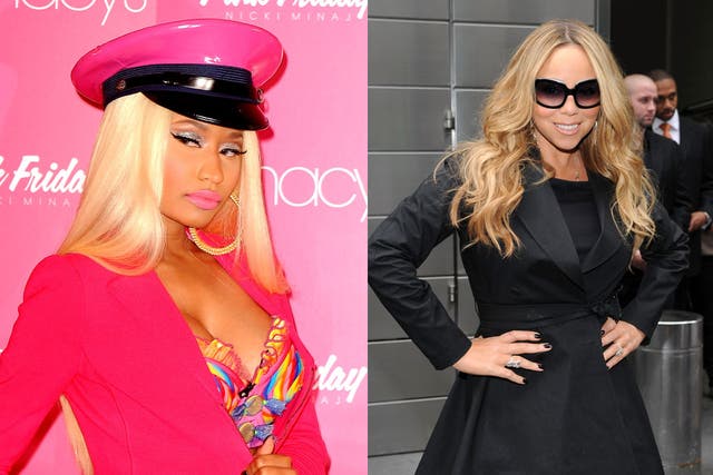 Nicki Minaj and Mariah Carey have locked horns on American Idol