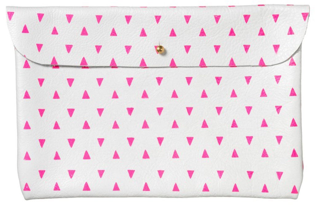 Handmade leather clutch by Falconwright