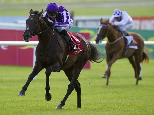 Camelot has been handed a favourable low draw tomorrow  at Longchamp