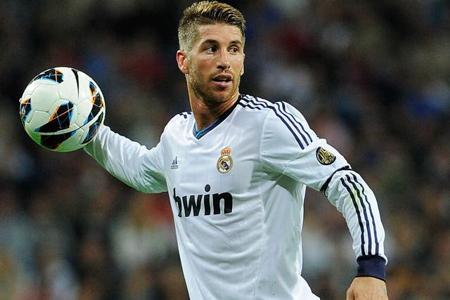 Sub par: Sergio Ramos has been left on the bench by Mourinho this season
