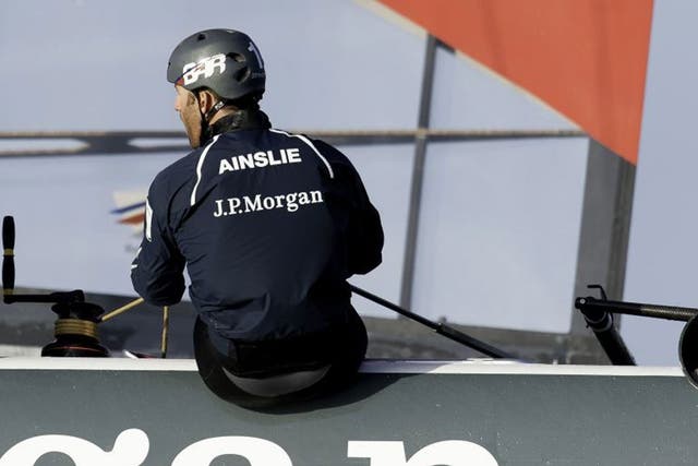 Skipper Ben Ainslie ended a hectic week in San Francisco in second place of the fleet racing at the America’s Cup World Series Championship Racing 