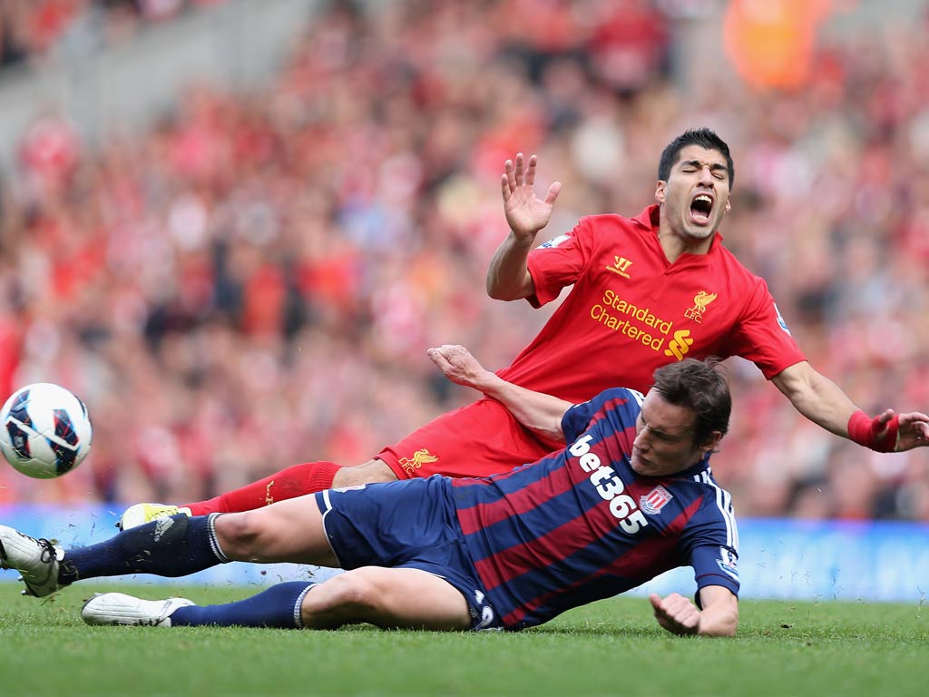 Luis Suarez has been accused yet again of diving