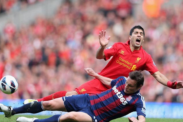 Luis Suarez has been accused yet again of diving