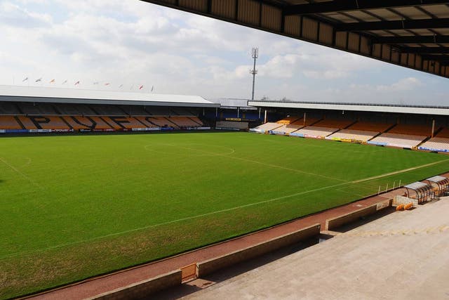 A general view of Port Vale's Vale Park