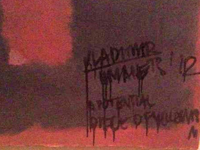 The man who scribbled on a Mark Rothko painting this week wasn’t your ordinary vandal