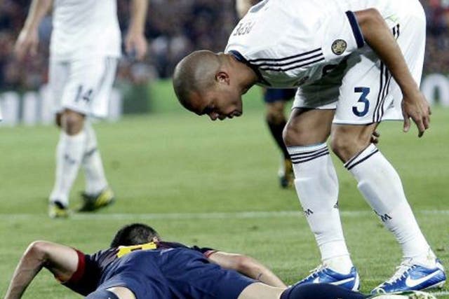Despite Pepe’s best efforts, Sunday’s clasico was played in a
good spirit