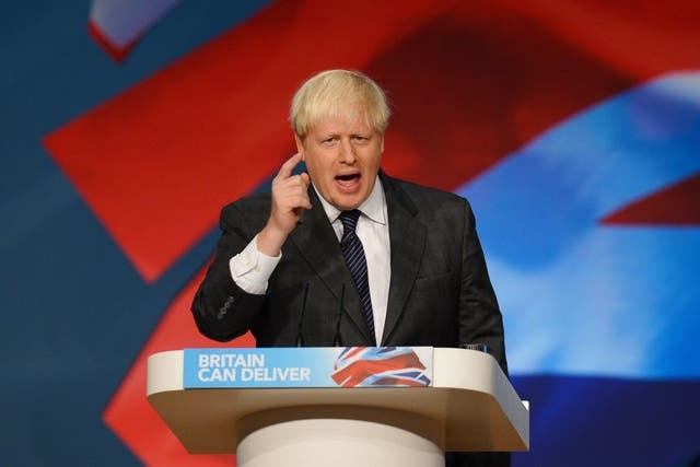 In his keynote speech to the Conservative conference in Birmingham, Boris Johnson made a point of picking out the PM for praise