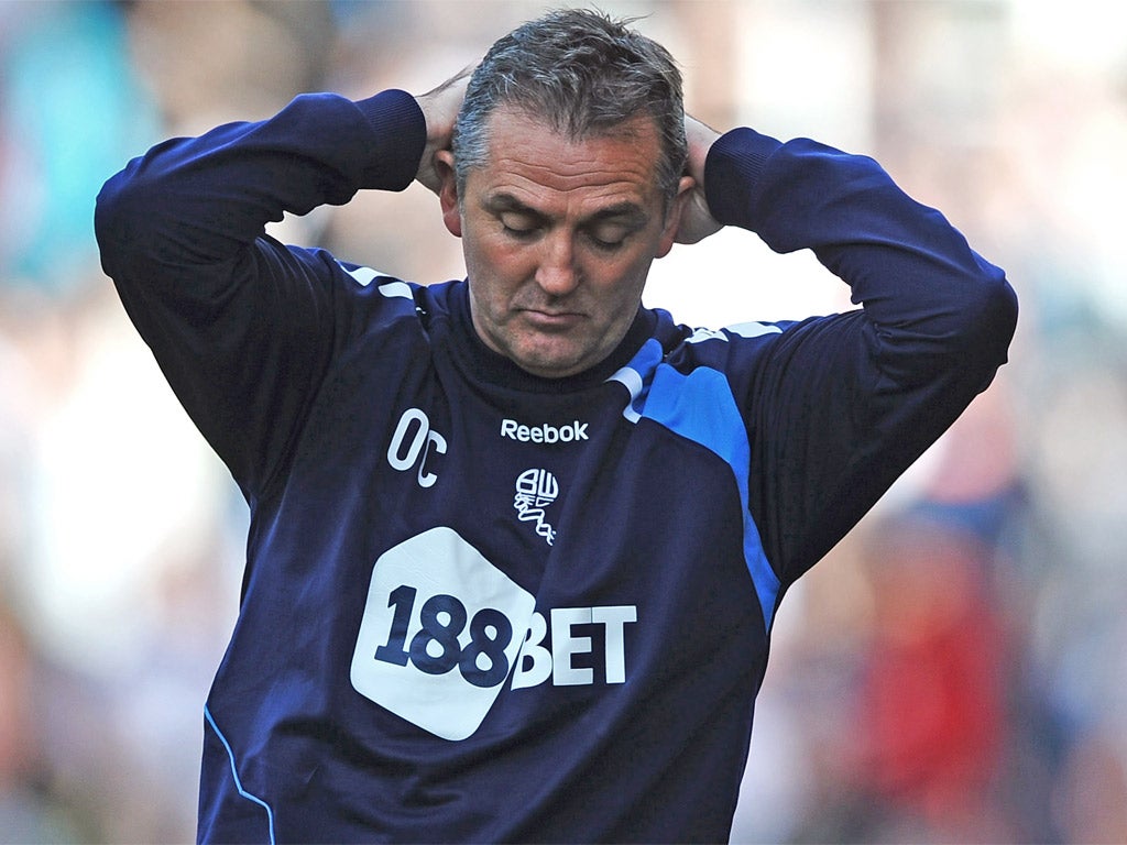 Owen Coyle has paid the price for Bolton’s poor start