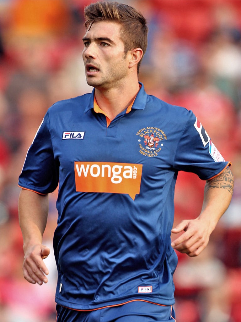Wonga have a shirt sponsorship deal with Blackpool