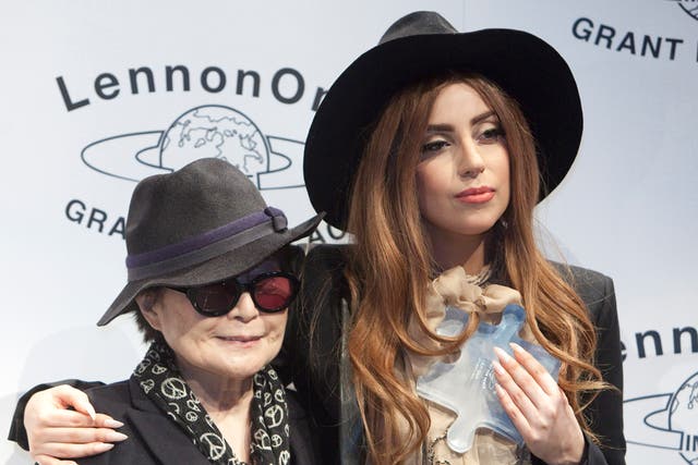 Yoko Ono and Lady Gaga