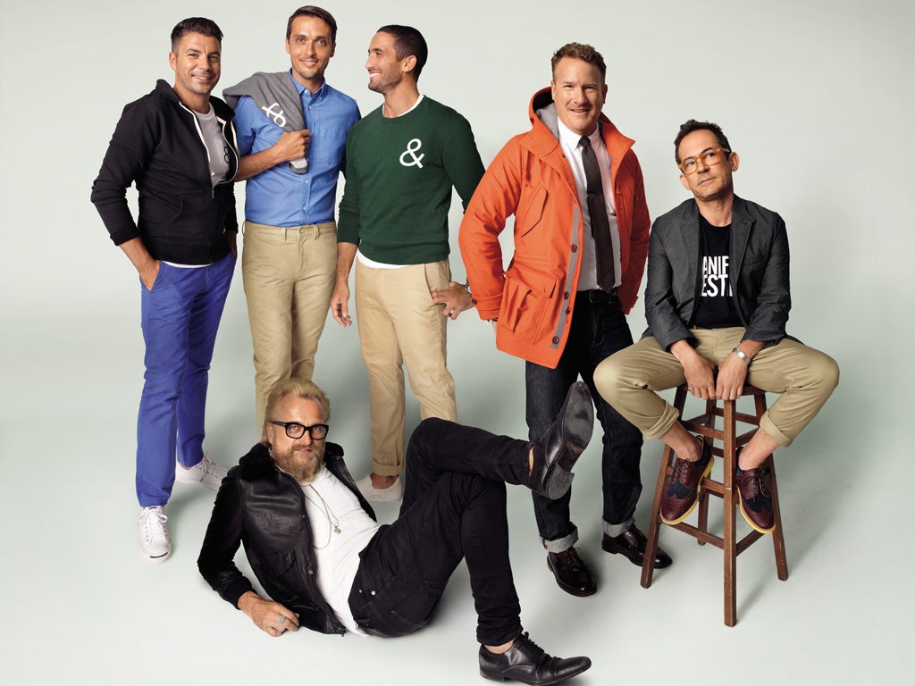 Frat pack: Saturdays NYC, Todd Snyder, Mark McNairy, (in front) Johan Lindeberg