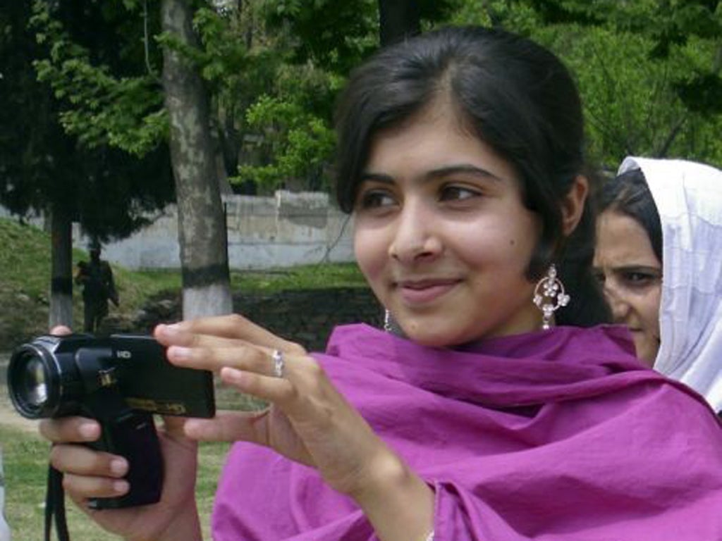 Malala Yousufzai was shot in the head while waiting on her school bus yesterday