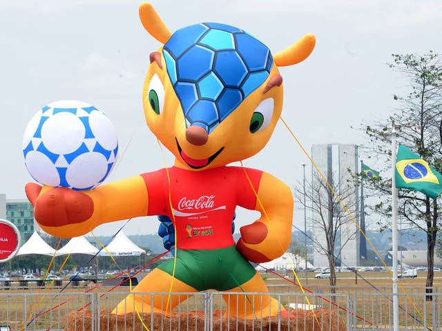 The mascot for the 2014 World Cup