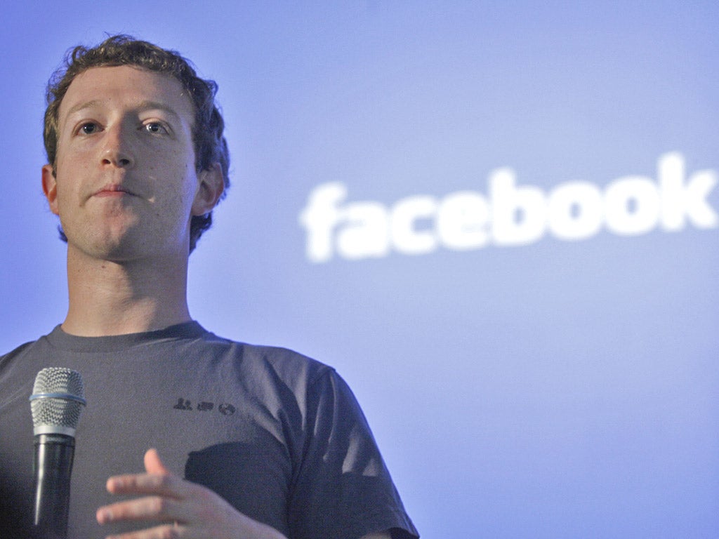 Facebook CEO and founder Mark Zuckerberg