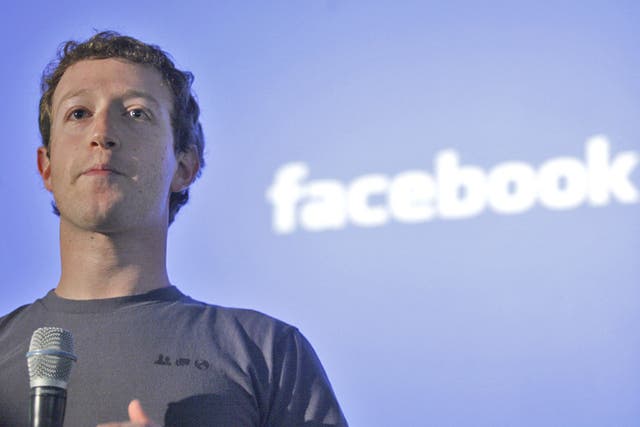 Facebook CEO and founder Mark Zuckberg