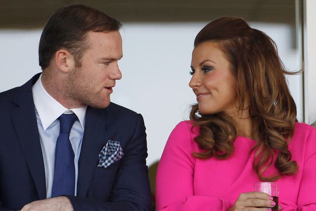 Wayne and Coleen at Aintree in April
