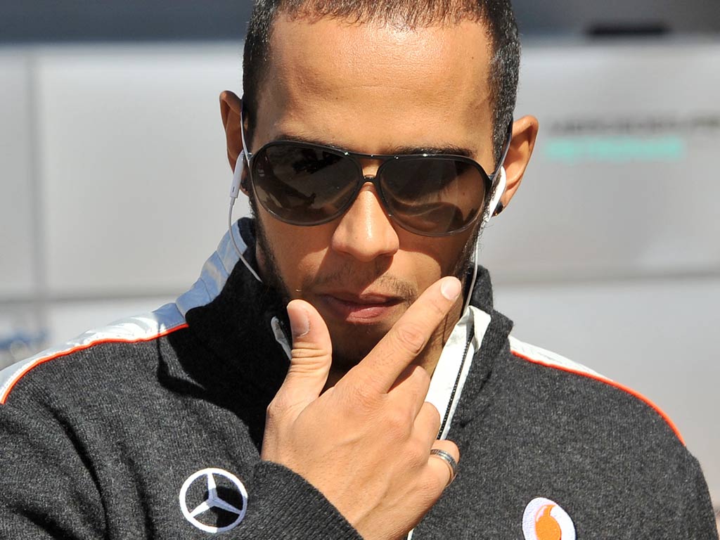 Lewis Hamilton pictured ahead of the Korean Grand Prix