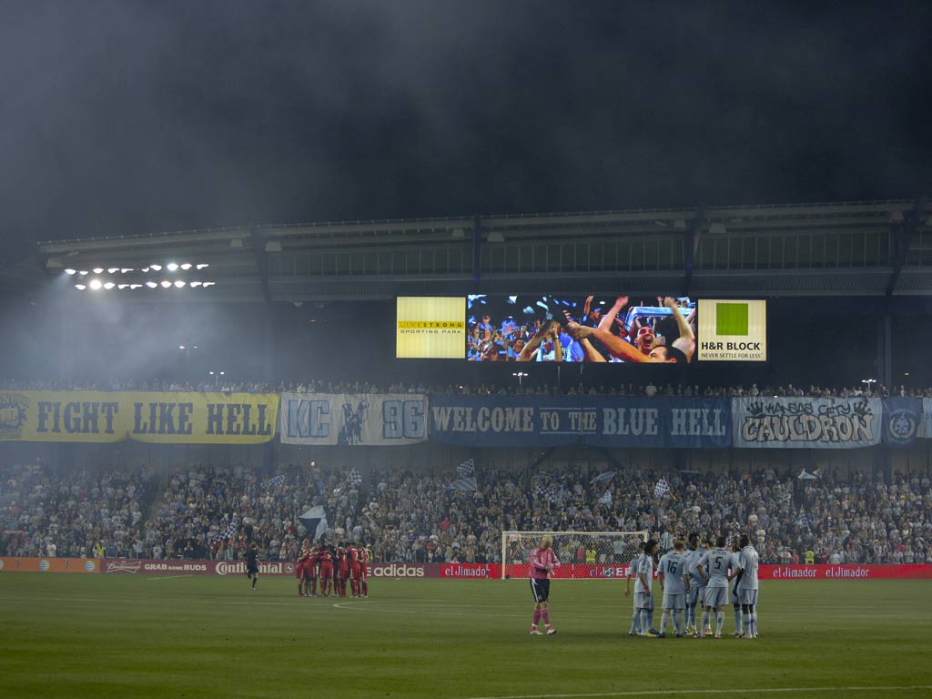 A view of Livestrong Sporting Park