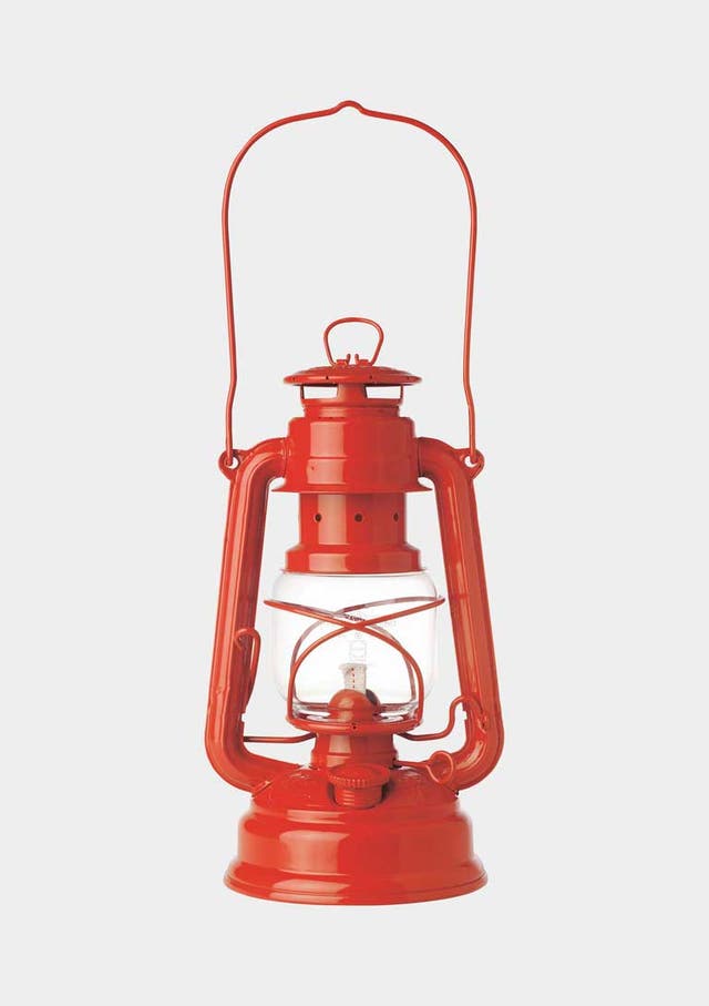 <p>1. Storm lantern</p>

<p>?29, Toast. This saffron lamp looks far too good to be left outdoors. 0844 557 0460, toast.co.uk</p>