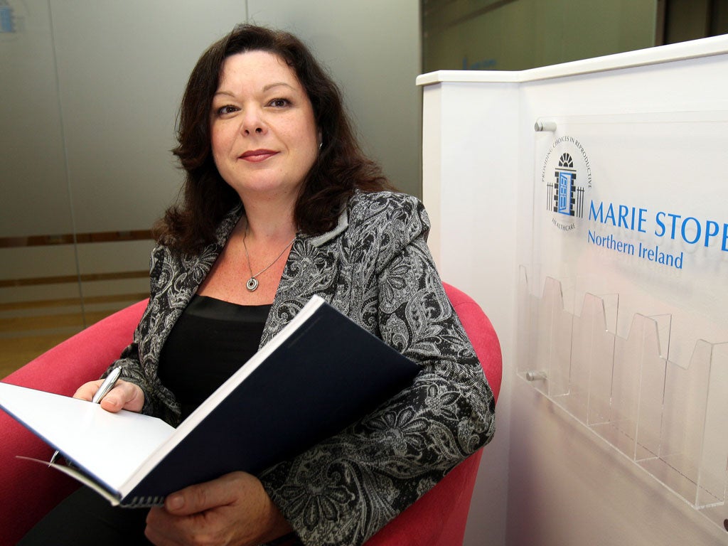 Dawn Purvis, programme director of Marie Stopes Northern Ireland in the new Belfast clinic