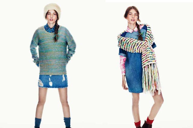 <p><b>Chunky knits</b></p>

<p>Whether strewn with sequins or knitted into cosy cables or intricate intarsia, the humble jumper has been upgraded for winter - and it's a good thing, too: have you seen the price of gas these days? Turn the central heating down and cuddle up in a winter warmer. Jumper, £45, scarf, £24, both topshop.com</p>