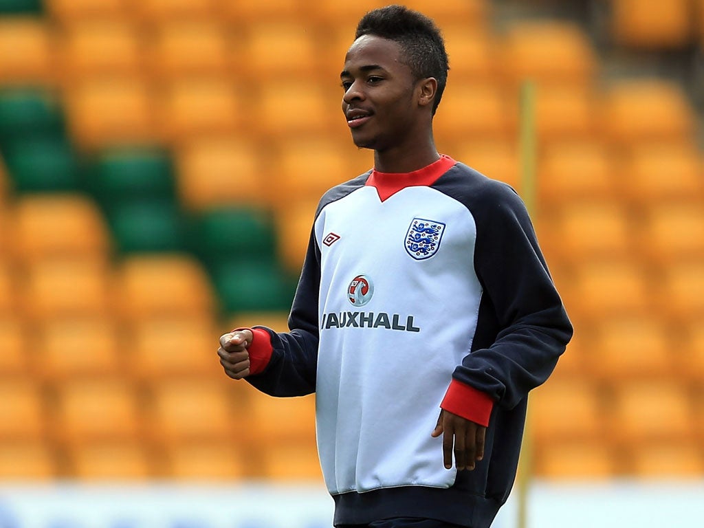 Stuart Pearce sees Raheem Sterling as a great example of home-grown talent