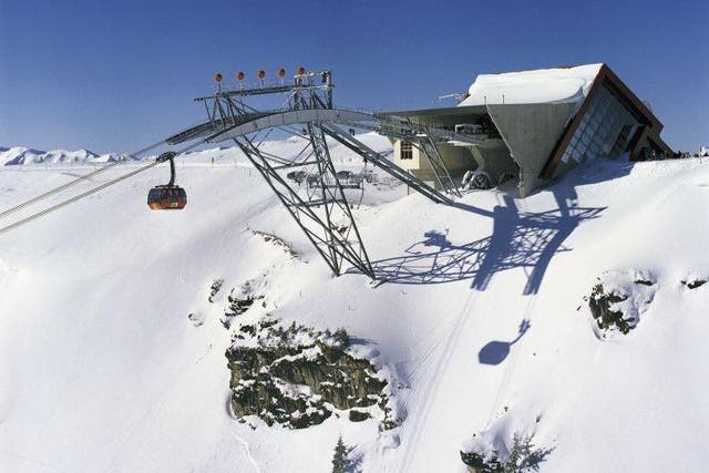 The “Long Way Down” Gondola Kitzbühel, Austria or Whistler, Canada