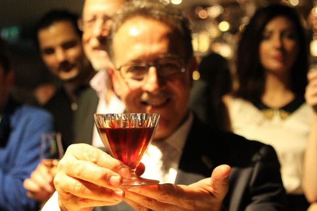 Salvatore Calabrese who has claimed to have set a new record for the most expensive cocktail in the world at Salvatoreís at Playboy Club London