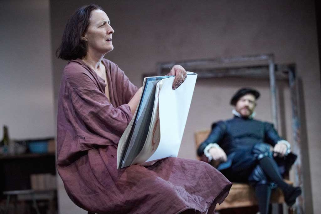Fiona Shaw as Galactia in Scenes from an Execution