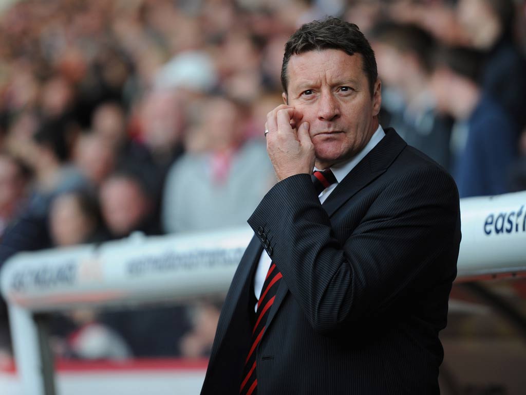 Sheffield United manager Danny Wilson