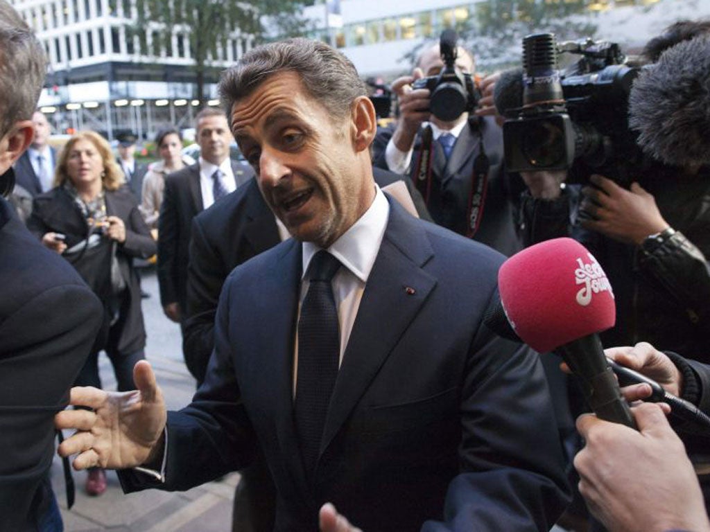 Nicolas Sarkozy, the former French President, appeared to quash speculation that he might return to politics