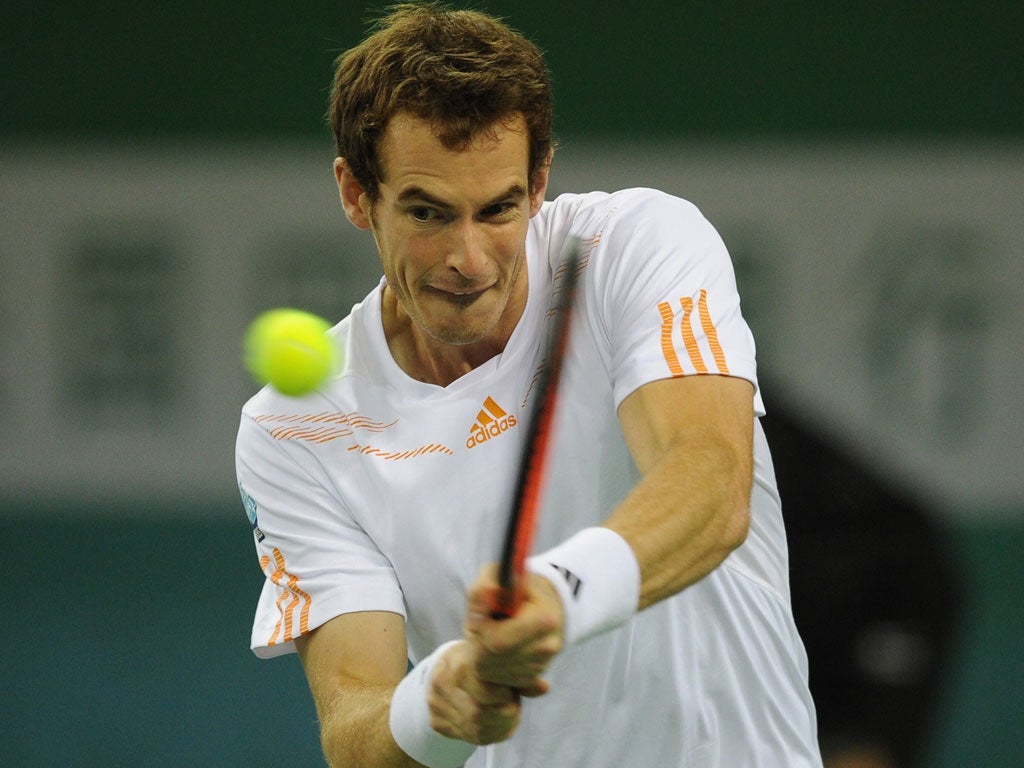 British reign: Andy Murray wins in China, despite a rain delay