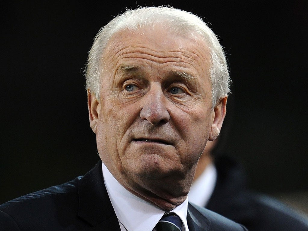 Trapattoni insisted he would not walk away from the Republic of Ireland job