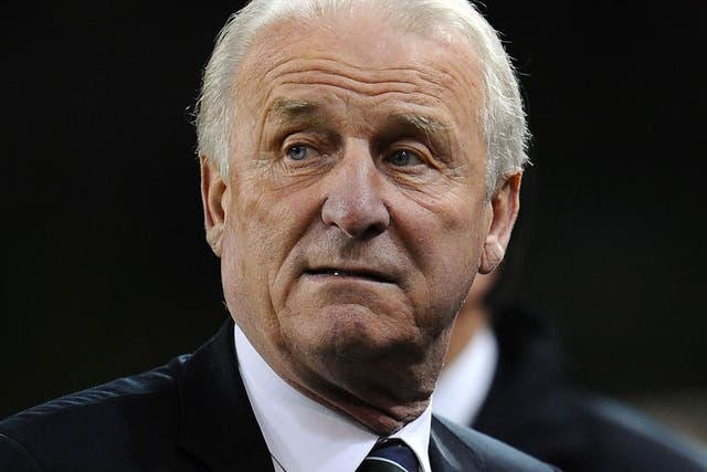 Trapattoni insisted he would not walk away from the Republic of Ireland job