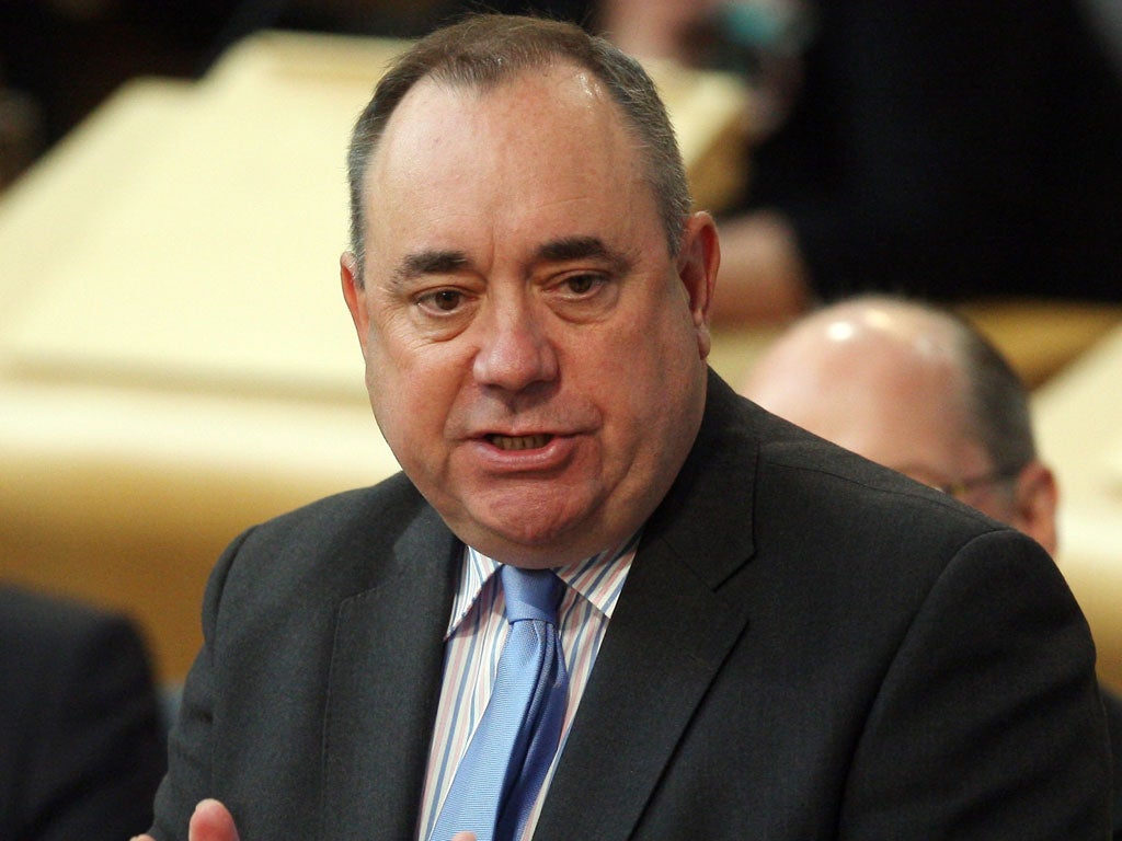 National pride: Scotland's First Minister, Alex Salmond, will host the PM