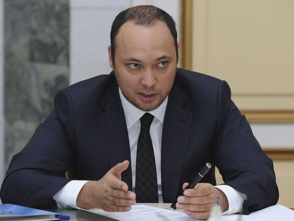 In exile: Maksim Bakiyev