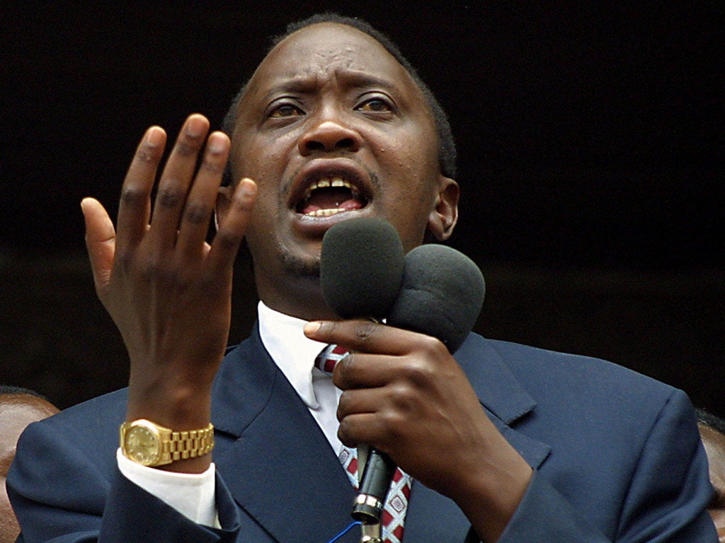 Uhuru Kenyatta is charged with crimes against humanity