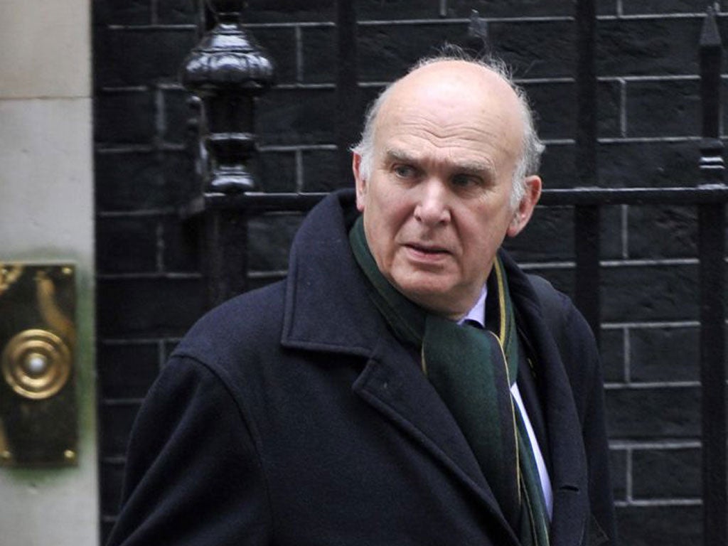 Vince Cable warned yesterday Europe could be plunged into war if the euro collapsed