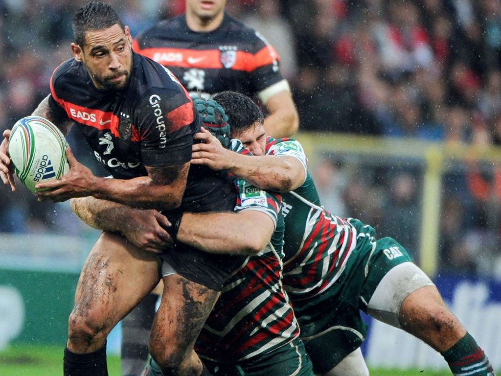 Luke McAlister kicked 18 points for Toulouse against Leicester