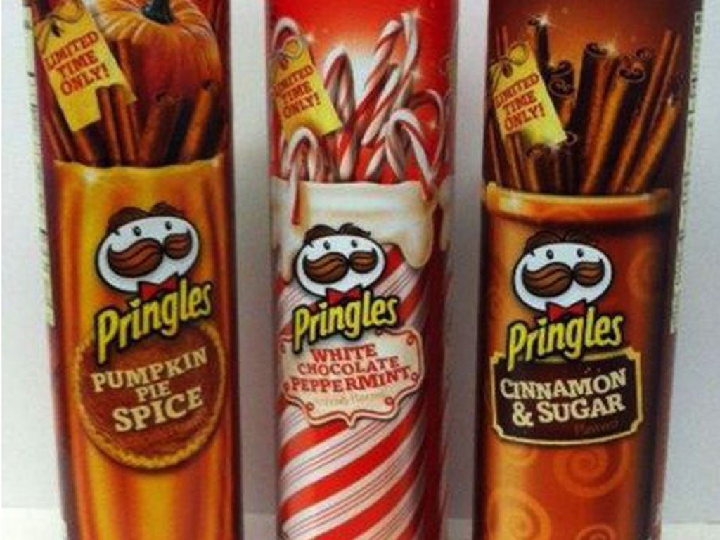 Pringles has released a triumvirate of festive flavours in the US