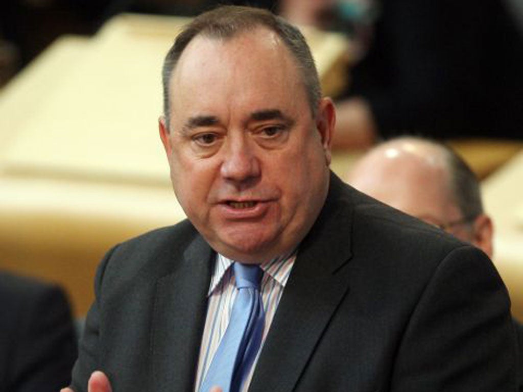 Alex Salmond said he believed Scots would vote in favour of leaving the UK when the ballot is held in two years' time