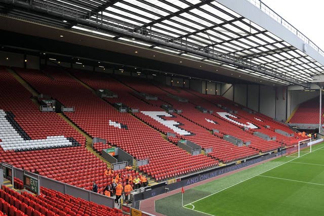 Liverpool's home, Anfield