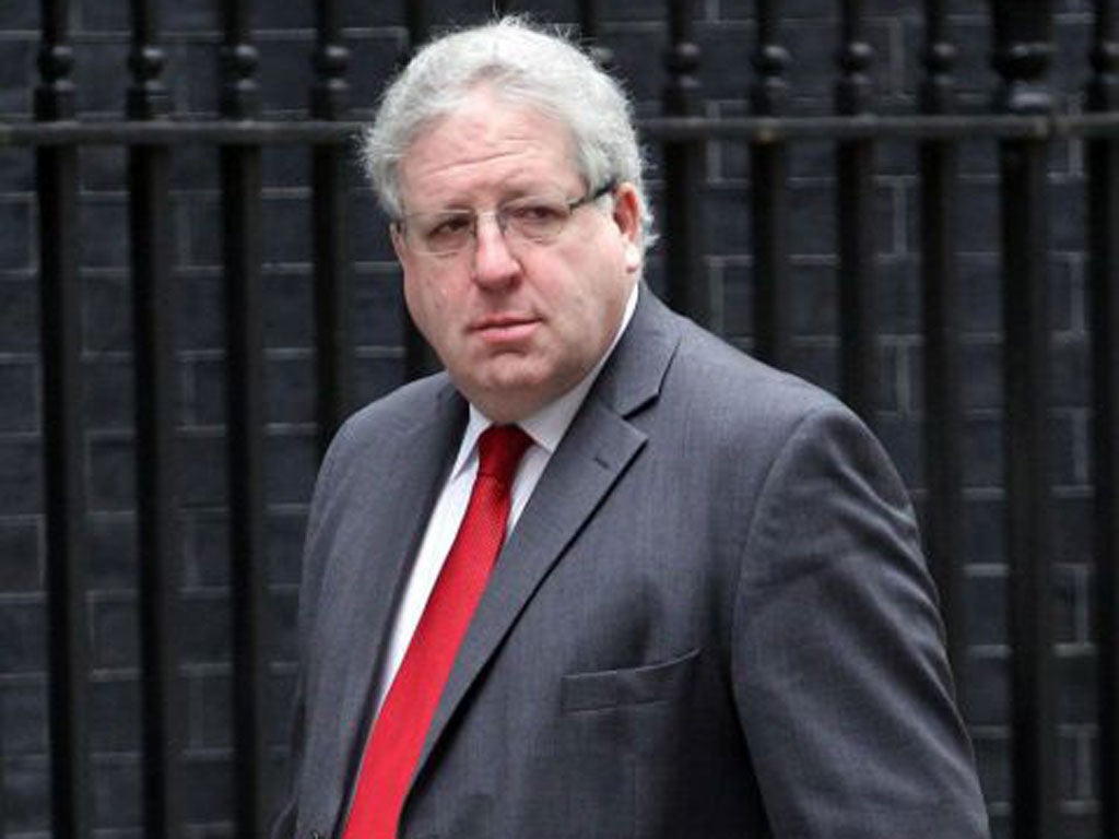 Patrick McLoughlin confirmed The Independent’s report about department staff cuts