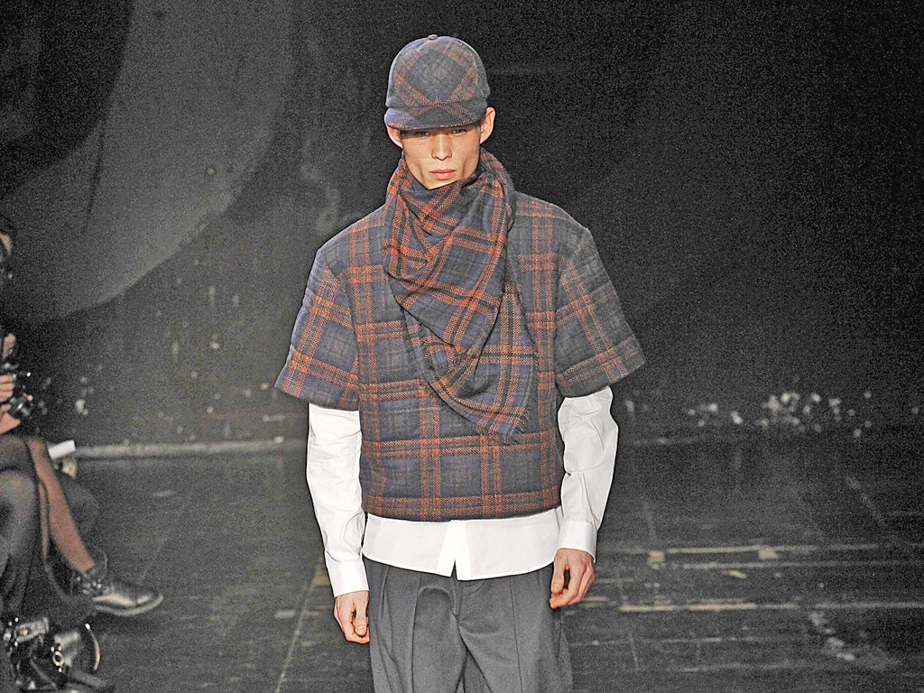 Designs presented on the catwalk in Paris