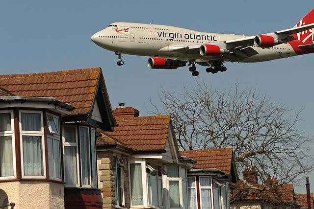 Around 600 planes take off and land every day from Athens International Airport. File photo shows a plane coming in to land at Heathrow, Europe's busiest airport 