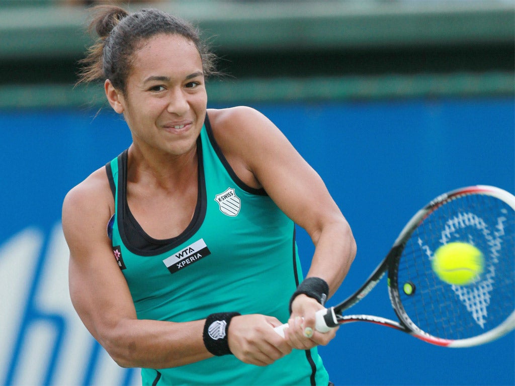 Heather Watson says her game has become 'more aggressive'