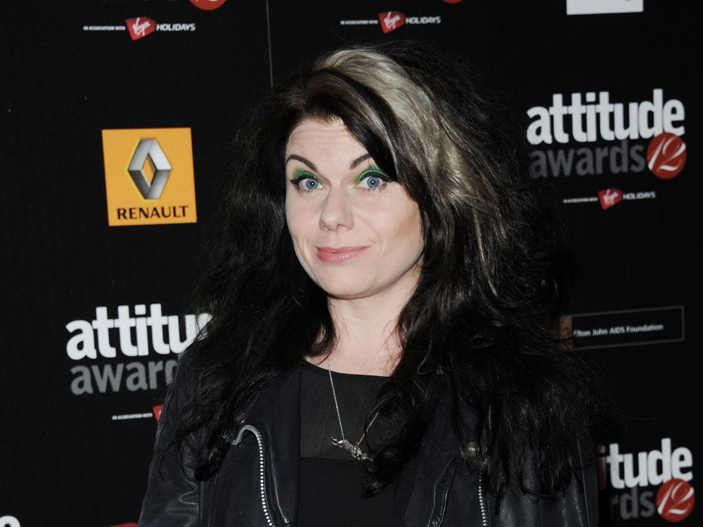 Caitlin Moran attends the Attitude Magazine Awards at One Mayfair on October 16, 2012 in London, England.