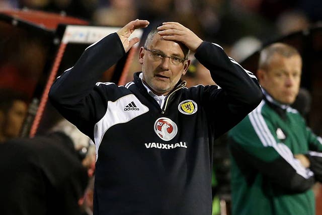 Scotland manager Craig Levein