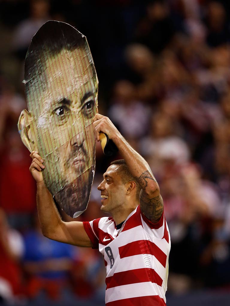 Clint Dempsey of the United States