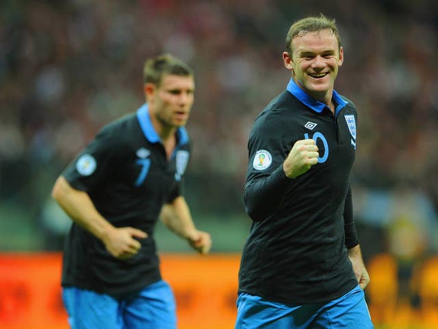 <b>WAYNE ROONEY</b><br/>
Imaginative but sometimes let down by his touch, before he nodded England ahead. Replaced late on. 6/10